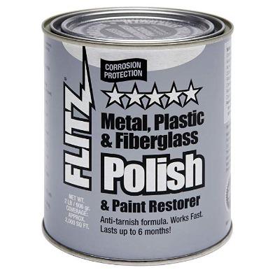 FLITZ Plastic and Fiberglass Polish Paste, 2.0-Pounds, Quart Can