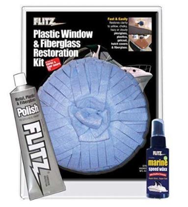 Flitz 7" Polish Ball, Plastic, Window, and Fiberglass Restoration Kit